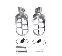 Repose Pieds Moto pour KLX 110 pour XR pour CRF 50 70 pour PW50 80 pour TT-R50E pour TT-R90E Pied(Silver)
