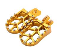 Repose-pieds moto Repose-pieds En Aluminium CNC Pour Motocross Pour Tenere 660 XT660Z 660R Pour Suzuki RMZ250 RMZ450 RMX450Z 2008-2018(Or)