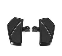 Repose-Pieds Motorbike Pour Kawasaki Pour Vulcan Pour S 650 EN650 VN650 S650 2015-2023 Repose-pieds Avant Marchepied Pilote Plancher Conducteur Large(D- Black)