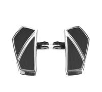 Repose-Pieds Motorbike Pour Kawasaki Pour Vulcan Pour S 650 EN650 VN650 S650 2015-2023 Repose-pieds Avant Marchepied Pilote Plancher Conducteur Large(C- Chrome)