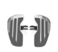 Repose-Pieds Motorbike Pour Kawasaki Pour Vulcan Pour S 650 EN650 VN650 S650 2015-2023 Repose-pieds Avant Marchepied Pilote Plancher Conducteur Large(A- Chrome)