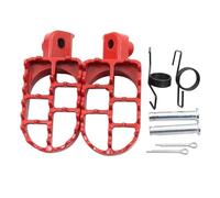 Repose-pieds Motos Tout-terrain Pour Yamaha PW50 PW80 TW200 Accessoires Inclus(Red)