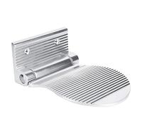 Repose-Pieds Mural, Repose-Pieds de Douche à pédale antidérapante en Aluminium Spatial, pédale for Couloir, entrée, Salle de Bain for se raser Les Jambes, Ensemble combiné de Douche (Color : Silver)