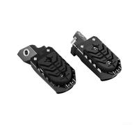 Repose-Pieds Noirs Réglables pour avant Pour BMW R1200GS R1250GS | Conception unique pour meilleure adhérence absorption des chocs clous pour connexion pour confortable entre pour