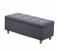 Repose-pieds ottoman avec barre de direction en métal et coussin confortable pour salon, chambre à coucher, couloir