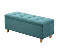 Repose-pieds ottoman avec barre de direction en métal et coussin confortable pour salon, chambre à coucher, couloir