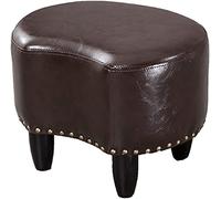 Repose-pieds ottoman en bois massif à haute charge pour salon, chambre à coucher, porche - Élégant siège à chaussures à langer 40 cm x 32 cm x 30 cm