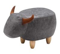 Repose-pieds ottoman en forme de vache - Design tendance et créatif pour un confort accru dans le salon, la chambre à coucher ou le bureau - Parfait comme objet d'art décoratif et cadeau attentionné