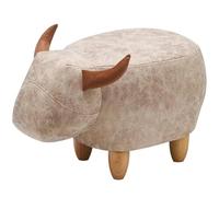 Repose-pieds ottoman en forme de vache - Design tendance et créatif pour un confort accru dans le salon, la chambre à coucher ou le bureau - Parfait comme objet d'art décoratif et cadeau attentionné