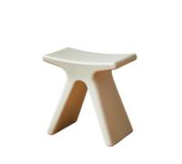 Repose-Pieds Ottoman Tabouret à Langer Nordique for Chaussures de Maison | Petit banc créatif moderne minimaliste bas de forme spéciale(Light Grey)