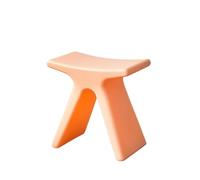 Repose-Pieds Ottoman Tabouret à Langer Nordique for Chaussures de Maison | Petit banc créatif moderne minimaliste bas de forme spéciale(Pink)