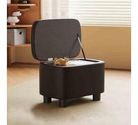 Repose-Pieds Ottoman, Tabouret de Pied Moderne, Banc de Rangement Ottoman, Pouf en Cuir, Petit Banc de Table Basse, Tabouret à Langer, pour Salon, Chambre, dortoir