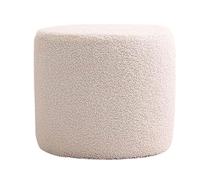 Repose-pieds Ottomans Petit Repose-pieds Tabouret à Langer Siège Chaise Canapé Tabouret à Thé Repose-Pieds Tabouret for Maison Chambre Chambre Robuste Porte, Rose/10 ( Color : White , Size : Small )