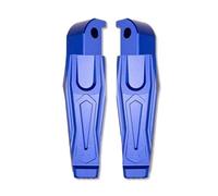 Repose Pieds Pédale Modifiés pour Xmax 250 300 pour Nmax155 pour NMAX 155 125 Accessoires Moto pour Xmax300 pour X-MAX300(Blue)