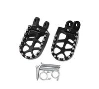 Repose-Pieds Pédale pour CR 80 85 R pour CRM 250 pour XR 400 pour CRF 230 1000 L DTC pour KLX S 300 pour KLR 650 Appui Pied(Black)