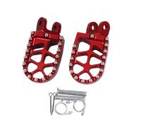 Repose-Pieds Pédale pour CR 80 85 R pour CRM 250 pour XR 400 pour CRF 230 1000 L DTC pour KLX S 300 pour KLR 650 Appui Pied(Red)