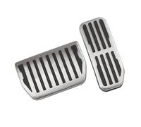 Repose-pieds Pédales De Voiture Pour Jaguar Pour XE Pour XFL Pour F-pace Accessoires Couvercle Pédale Repos Frein À Gaz En Acier Inoxydable(2Pcs AT)