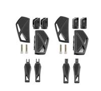 Repose-Pieds Planches Motorbike Pour 2018-2023 Pour Softail Pour Fat Boy Pour Sport Pour Glide Pour FLSB Pour Street Bob Phantom Planchers Repose-pieds Noirs Avant Arrière Pédale(Rear Floorboards A)