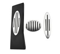 repose pieds plaque Couvercle Pédale Voiture Embrayage Frein À Gaz Pour Mini Pour Cooper Pour Countryman JCW R56 R60 R61 F54 F55 LHD AT MT(AT avecrepose pieds)