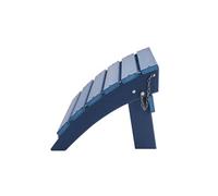 Repose-Pieds Pliable Adirondack PEHD 40x48x33cm Pour Extérieur Montage Facile Bleu