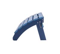 Repose-pieds Pliable Adirondack PEHD 47,5x48x35cm Extérieur Anti-Intempéries Bleu
