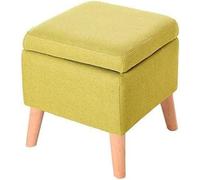 Repose-pieds pliable avec rangement, pouf multifonction et banc à chaussures pour le salon, design peu encombrant