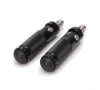 Repose-pieds Pliable Sécurité Virage Serré 8mm(Black) | Construction pour robuste, finition antidérapante, idéal ville route, remplacement direct, durable