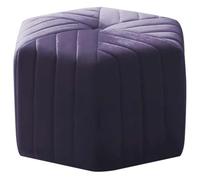 Repose-Pieds Pouf Tabouret Chambre Décoration Hexagonale De Style Simple Pouf Ottoman, Tabouret Bas De Réception Confortable Salon, Tabouret De Canapé(Purple)