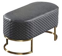 Repose-pieds poufs pour chambre à coucher, salon, banc polyvalent, tabouret à langer facile à installer, design simple, repose-pieds pratique, bleu