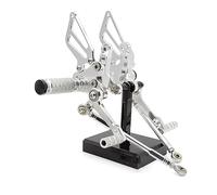 Repose Pieds Pour 1098/S 07-08 1198 09-11 848 08-10 CNC Réglable Moto Recul Repose Pieds Pédale Pied Peg Recul Arrière Ensemble(7)