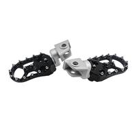 Repose Pieds pour 790 890 1050 1090 1190 1290 pour Aventure Réglable Extension Abaissement Repose-Pieds Rotatif Moto Pied Moto Repose Pieds(Argent)