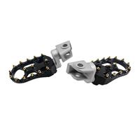 Repose Pieds pour 790 890 1050 1090 1190 1290 pour Aventure Réglable Extension Abaissement Repose-Pieds Rotatif Moto Pied Moto Repose Pieds(Silver Gold)