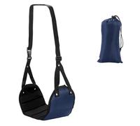 Repose-Pieds pour Avion Hamac de Pied d'avion Portable, Repose-Pieds, Accessoires vol Longs, Bureau, for Voyage à la Maison(Deep Blue)