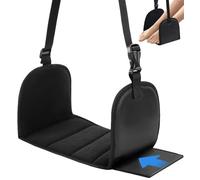 Repose-pieds pour avion - Travel Foot avec mousse à mémoire de forme, repose-jambes portable réglable pour avion