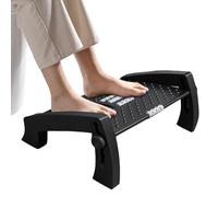 Repose-pieds pour bureau - Sous le repose-pieds du bureau - Soutient vos pieds, repose-pieds, soulage les symptômes, facile à nettoyer, adapté pour les voitures, les trains et les avions
