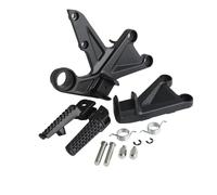 Repose-pieds Pour CBR1000RR 2008 2009 2010 2011 2012 2013 2014 2015 2016 Pour Repose Pieds Avant Argent Noir Repose-pieds Ensemble De Supports Pièces Mise À Niveau Moto Accessoires