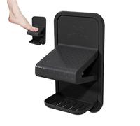 Repose-pieds pour douche - Repose-pieds pour docia à montage mural de 8,46 pouces avec plateau, prise sûre sans perceuse | Tabouret Pp | Rasage des jambes sous la douche | pour copeaux de ga