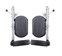 Repose-Pieds Pour Fauteuil Roulant, pièces de rechange universelles, angle réglable (90°-180°), faciles à nettoyer, adaptés pour aider les personnes handicapées et les personnes âgées.(A pair)