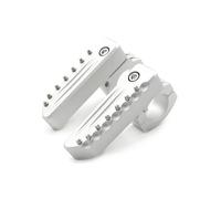 Repose-pieds pour moto - 22 à 28 mm - Antidérapants - Rotatifs - Pour Har&ley Pan 1250 pour B&M & W R1200GS R1250GS