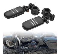 Repose-pieds pour moto - Pour Harley Touring Electra Street Glide Road King Sportster Kawasaki 1" (25 mm), 32 mm, 34 mm (Noir 2)