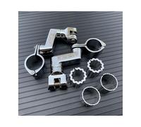 Repose-pieds pour moto Repose-pieds avant pour moto, compatibles avec Honda GoldWing GL1800 GL1500 GL1100 GL1200, diamètres 22 mm, 25, 32 et 35 Cale Pieds Moto(Foot Clamp)