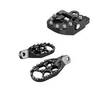 Repose-pieds pour moto Repose-pieds larges et embout de pédale frein repliable compatibles avec Suzuki DRZ 400 S DRZ400S 2000-2024 SM 2005-2024 Cale Pieds Moto(Army green)