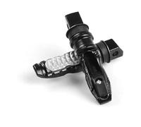 Repose-Pieds pour Moto Repose-Pieds Universels pour Pédales 2 Pièces pour Passager Arrière De Moto en Alliage D'aluminium(Argent)