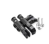 Repose-pieds Pour MT-09 MT-07 Pour Tracer 900 700 /GT Repose-pieds Avant Arrière Pédale Pour YZF-R3 YZF-R25 MT03 MT25 XSR 700 900 FZ1 FZ6(Avant Arrière Noir)