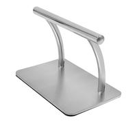 Repose-pieds pour salon de coiffure, en acier inoxydable - Repose-pieds pour chaise de salon - Repose-pieds professionnel - Repose-pieds (hauteur 30 cm) pour chaise de coiffure, salon de coiffure
