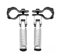 Repose-pieds pour tube de 31 à 33 mm, boulons de 8 mm, pour tubes de 31 à | Design pliable à 90 degrés, rangement compact, position de conduite réglable, support de boulon de 8 mm, ajustement