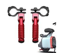 Repose-pieds pour vélo,1 repose-pieds universels en métal pour moto | Repose-pieds cadre moto pliable pour passager, vélos, scooters, motos Cypreason
