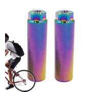 Repose-Pieds pour Vélo,Barre de Support de Remplacement - Repose-Pieds en d'Aluminium Coloré pour Vélo Électrique,pour Hommes Femmes Jeunes Passager de Route VTT Cyclisme Urbain