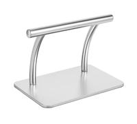 Repose-pieds professionnel en acier inoxydable - Pour salon de coiffure, spa de beauté, massage, salon - 30 x 19 x 18 cm