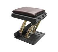 Repose-Pieds Réglable Antidérapant, Marron, Marron | Rembourré, Repose-Pieds Voiture, Confortable, Accessoire, pour Long, Passagers, Voyageurs